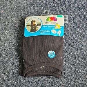 Fruit of the Loom Boys' Black Thermal Bottoms